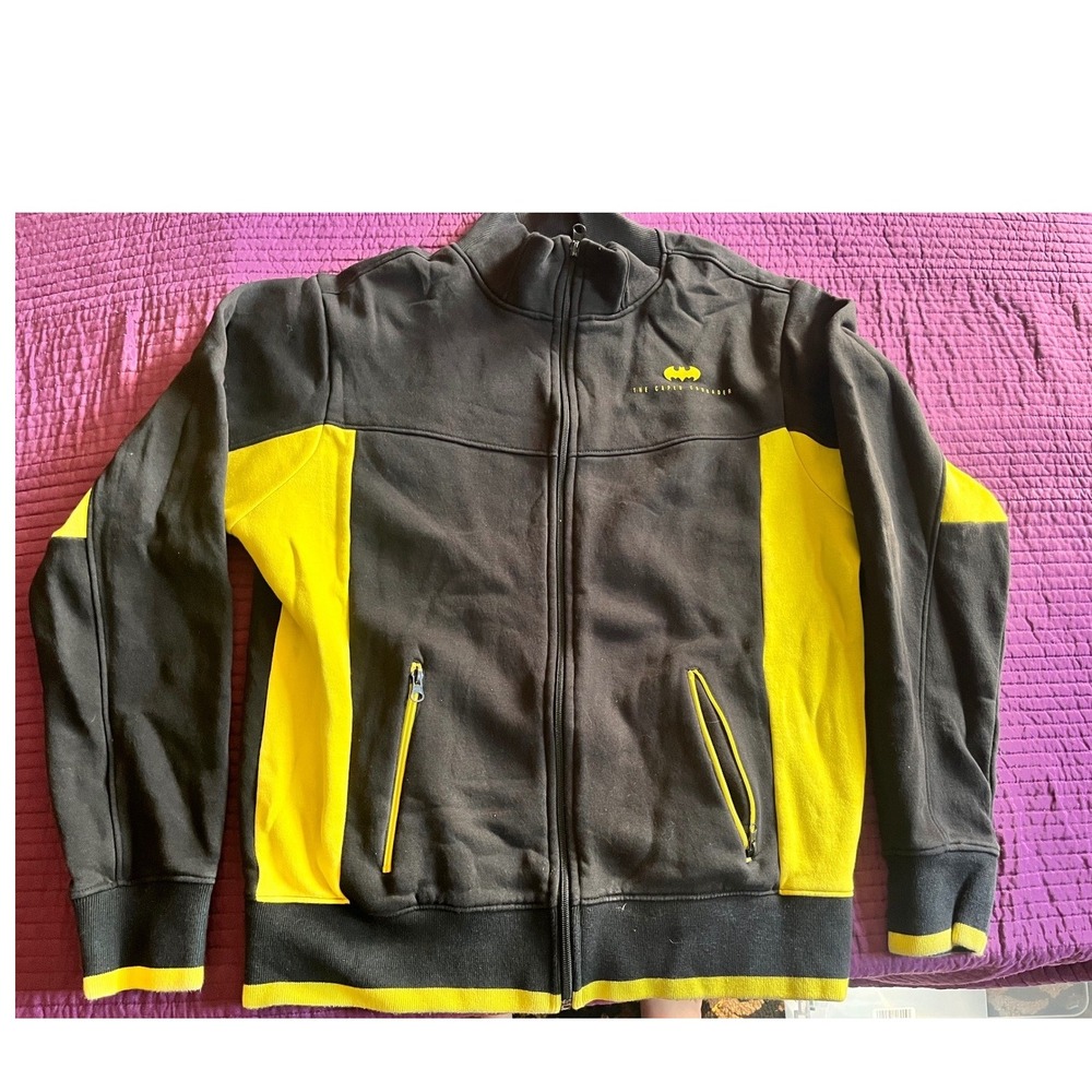 DC Comics Batman The Caped Crusader Full‎ Zip Jacket Hoodie Mens Size M